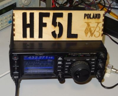 HF5L wooden badge